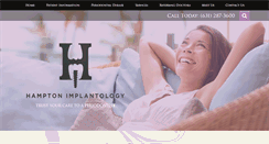 Desktop Screenshot of hamptonimplantology.com